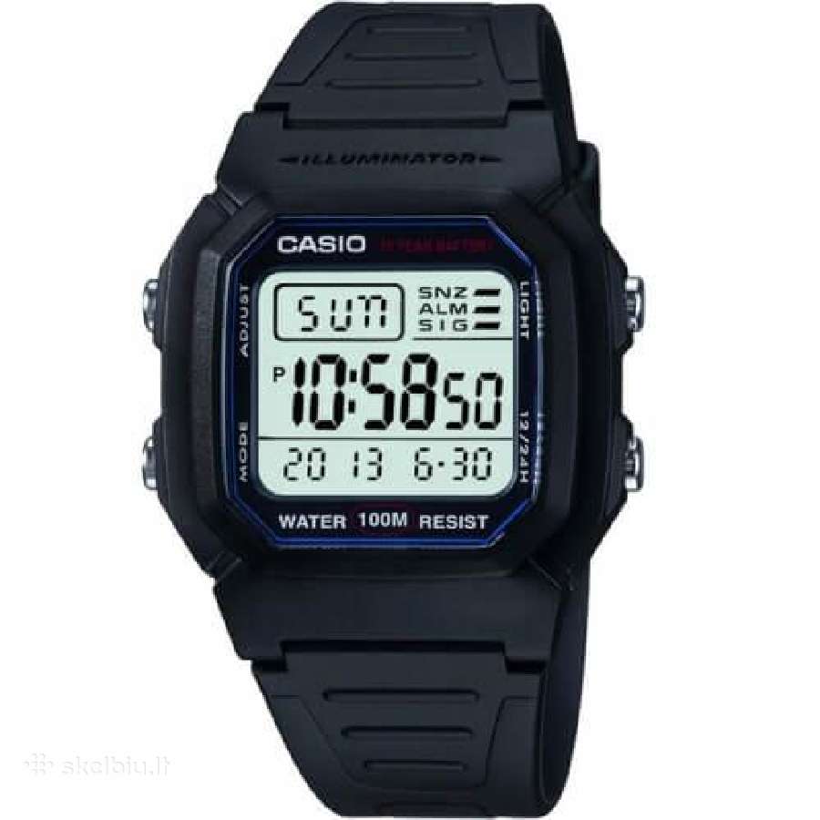 Laikrodis Casio W-800h-1aves