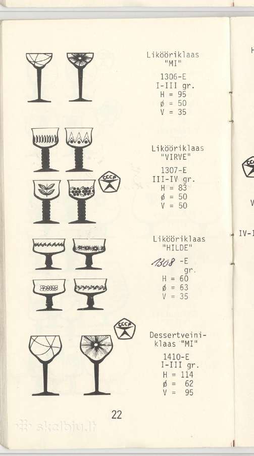 Vintažinės Likerio Taurelės , Tarbeklaas - nuotraukos Nr. 8