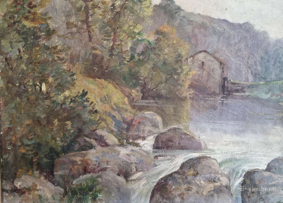 Paveikslas Marcel Boubinet 1910 metai 125 x 93 cm - nuotraukos Nr. 5