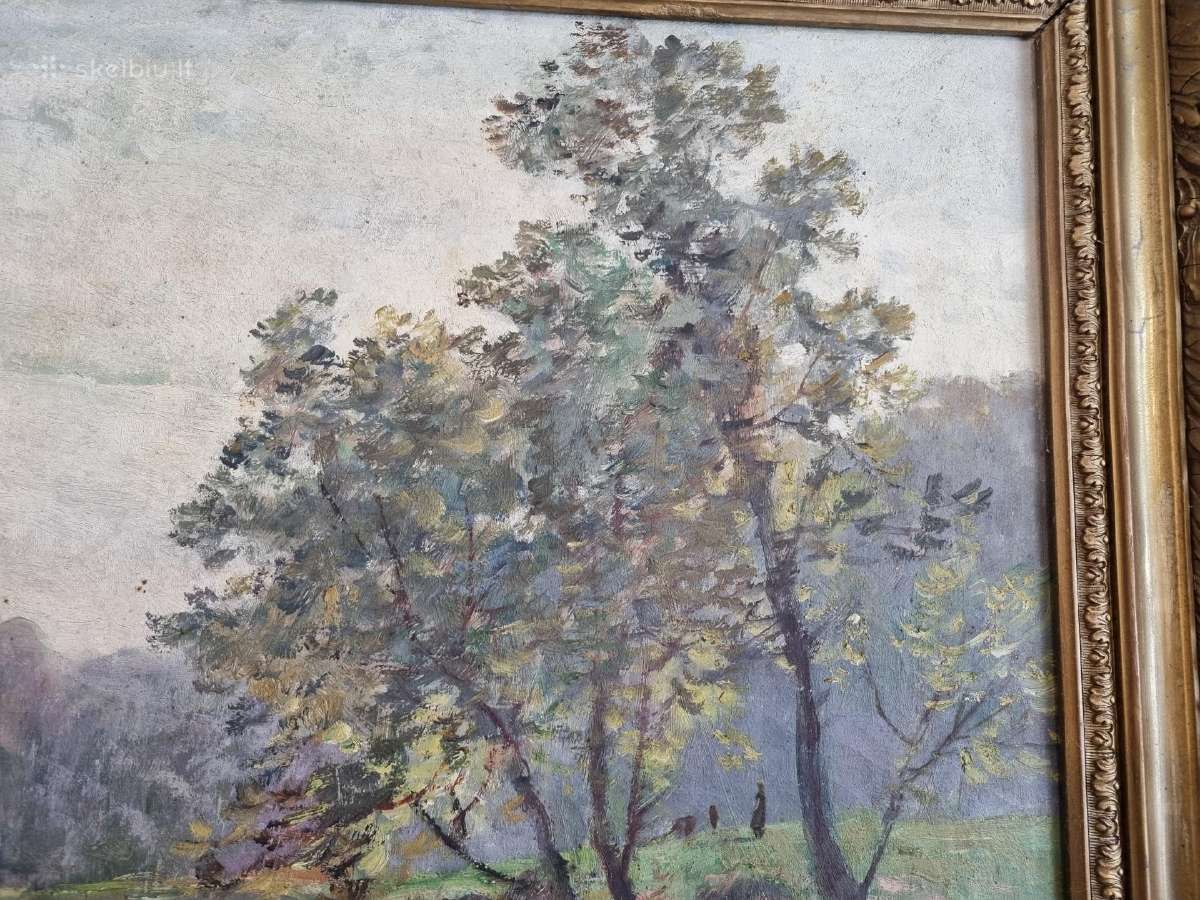 Paveikslas Marcel Boubinet 1910 metai 125 x 93 cm - nuotraukos Nr. 7
