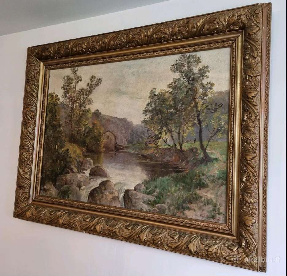 Paveikslas Marcel Boubinet 1910 metai 125 x 93 cm - nuotraukos Nr. 11