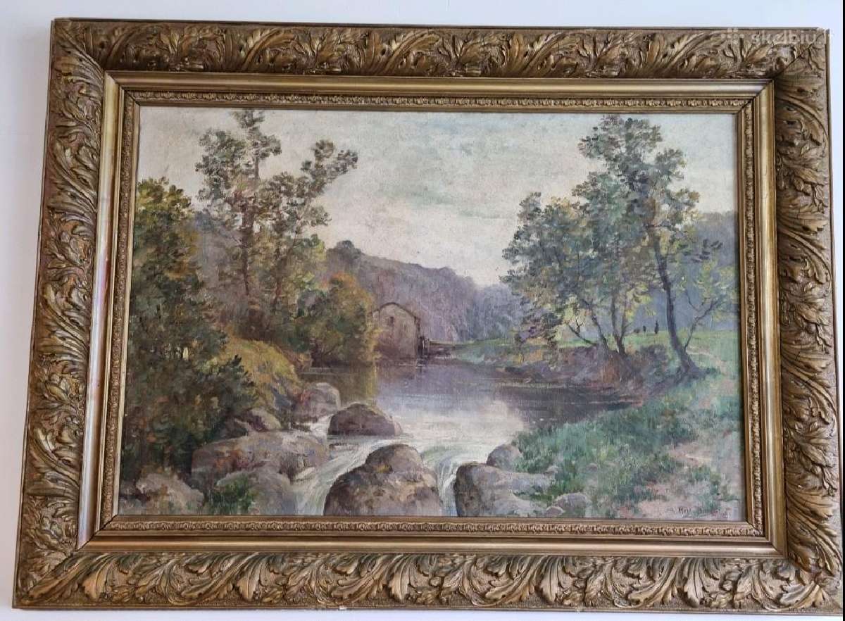 Paveikslas Marcel Boubinet 1910 metai 125 x 93 cm - nuotraukos Nr. 12