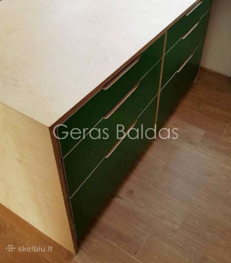 Baldai is faneros ir metalo - nuotraukos Nr. 2