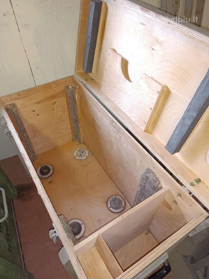 Medinė kaustyta transportavimo dėžė - nuotraukos Nr. 12
