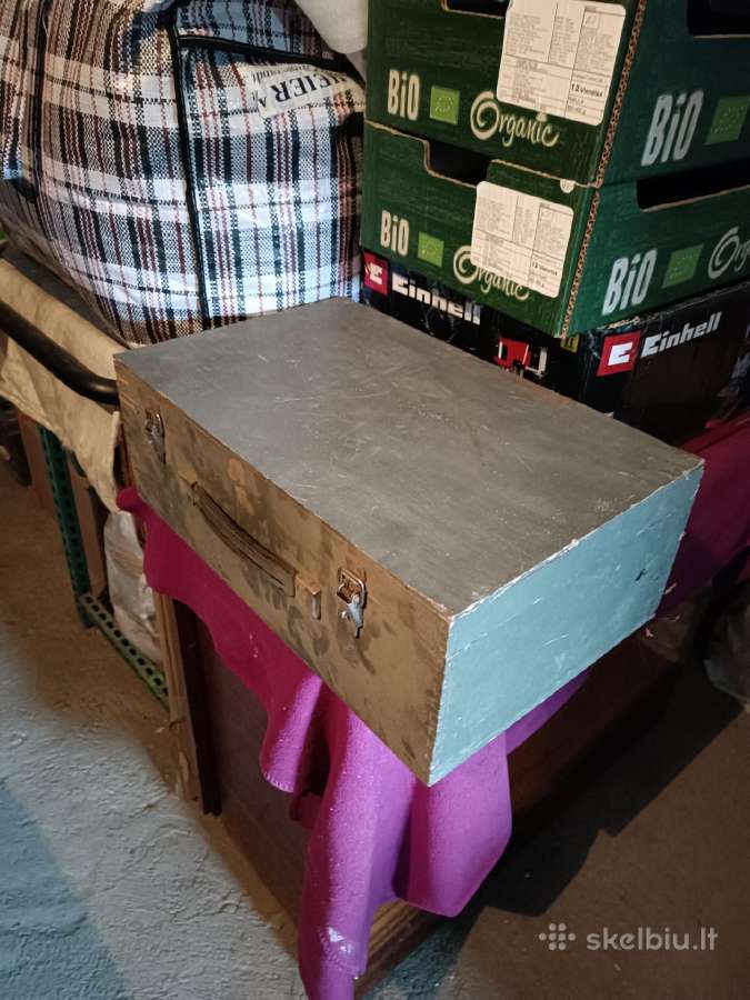 Medinė kaustyta transportavimo dėžė - nuotraukos Nr. 18