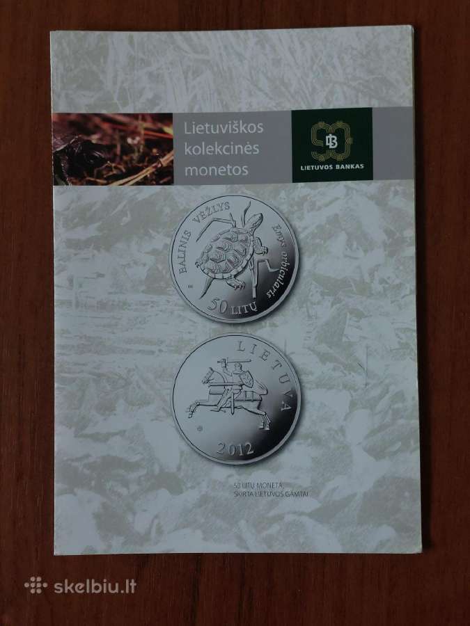 Lankstinukas 50 Litų 2012 m. Balinis Vėžlys