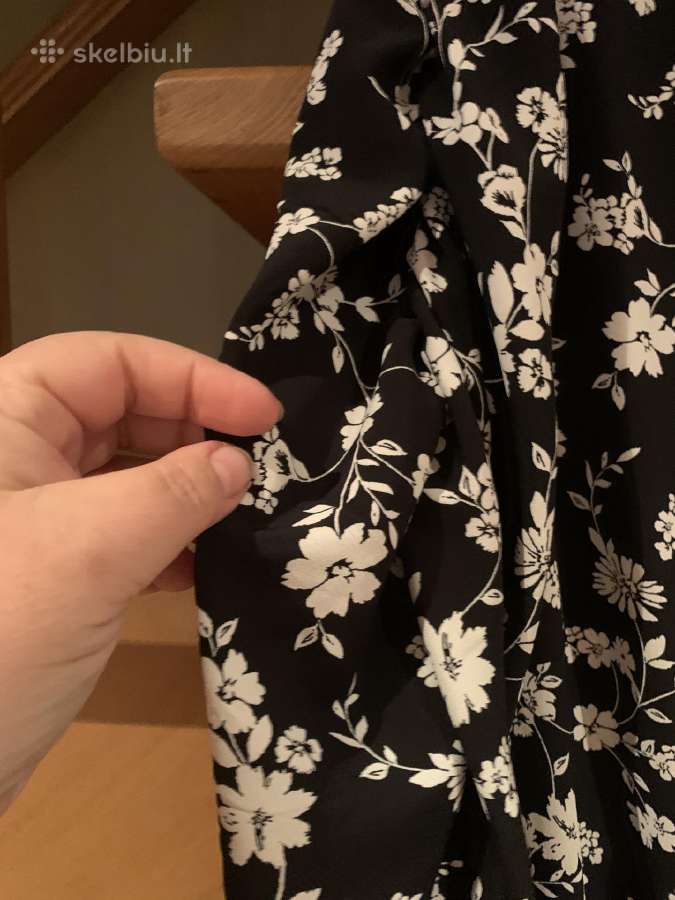 Juoda su baltomis gėlėmis Dorothy Perkins suknelė - nuotraukos Nr. 6