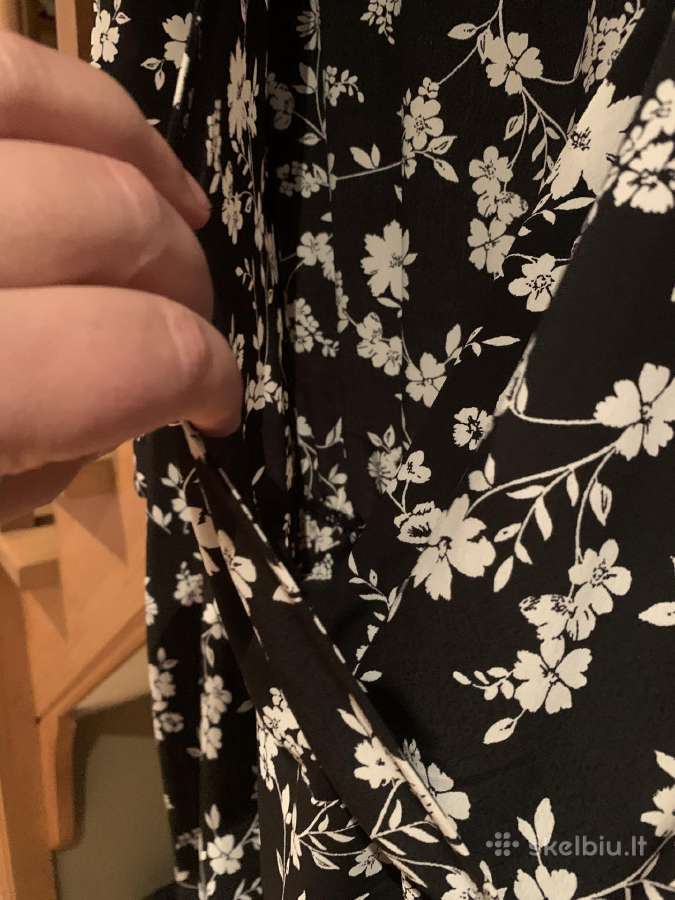 Juoda su baltomis gėlėmis Dorothy Perkins suknelė - nuotraukos Nr. 7