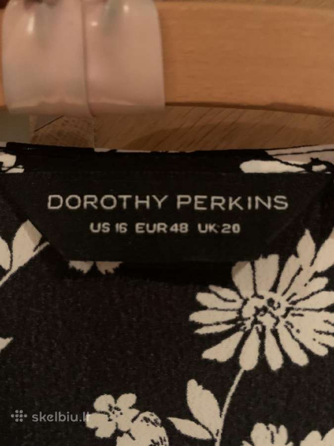 Juoda su baltomis gėlėmis Dorothy Perkins suknelė - nuotraukos Nr. 8