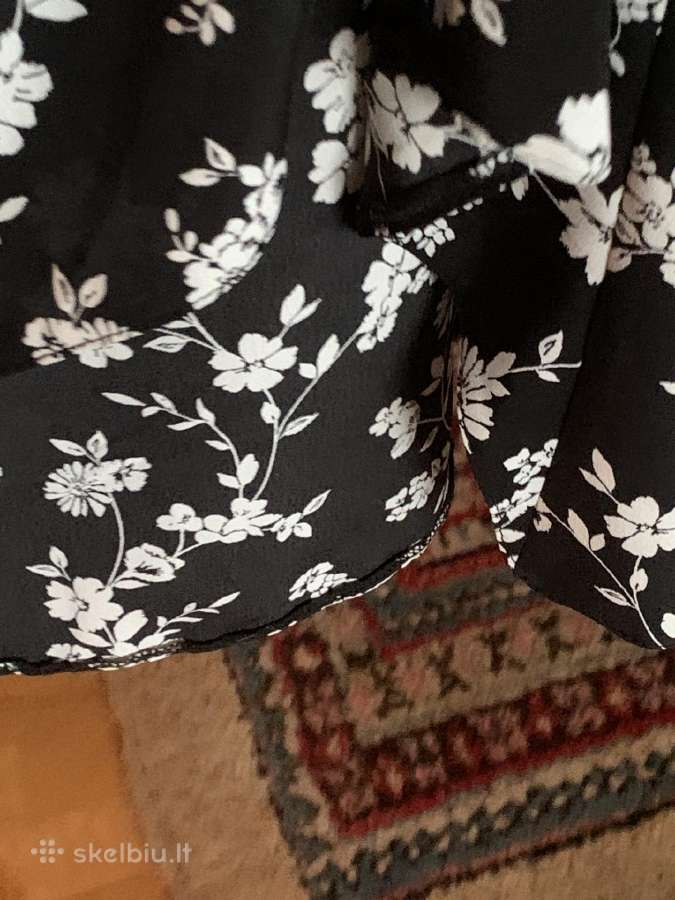Juoda su baltomis gėlėmis Dorothy Perkins suknelė - nuotraukos Nr. 11