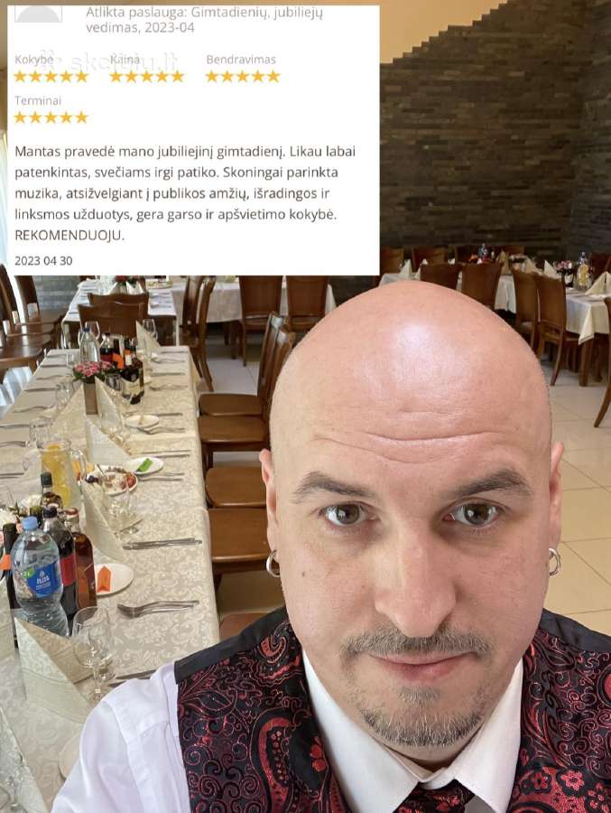 Vedėjas ir Dj viename, su aparatūra - kaina 600€. - nuotraukos Nr. 34