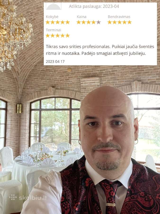 Vedėjas ir Dj viename, su aparatūra - kaina 600€. - nuotraukos Nr. 36