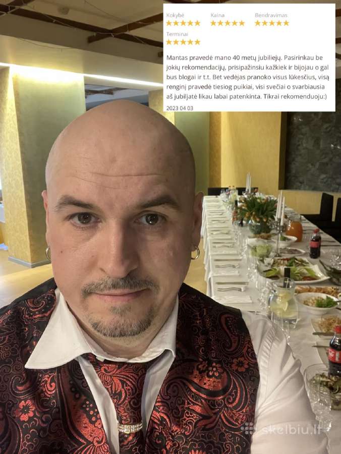 Vedėjas ir Dj viename, su aparatūra - kaina 600€. - nuotraukos Nr. 37