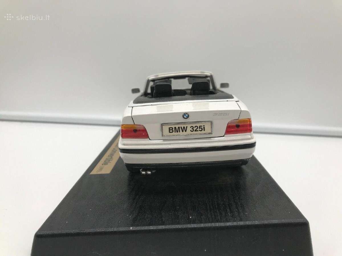 Bmw 3 serijos modeliukas e36 baltas kabrioletas - nuotraukos Nr. 4