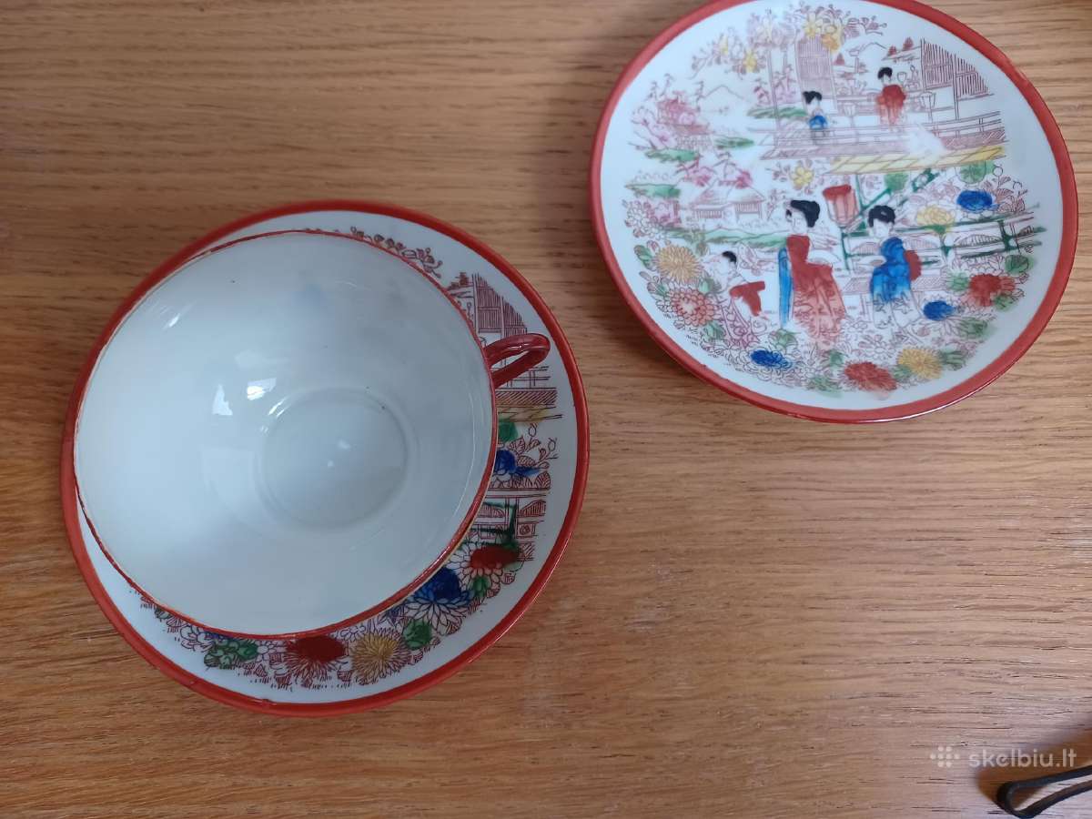 Porcelianinis japoniškas puodukas - nuotraukos Nr. 3