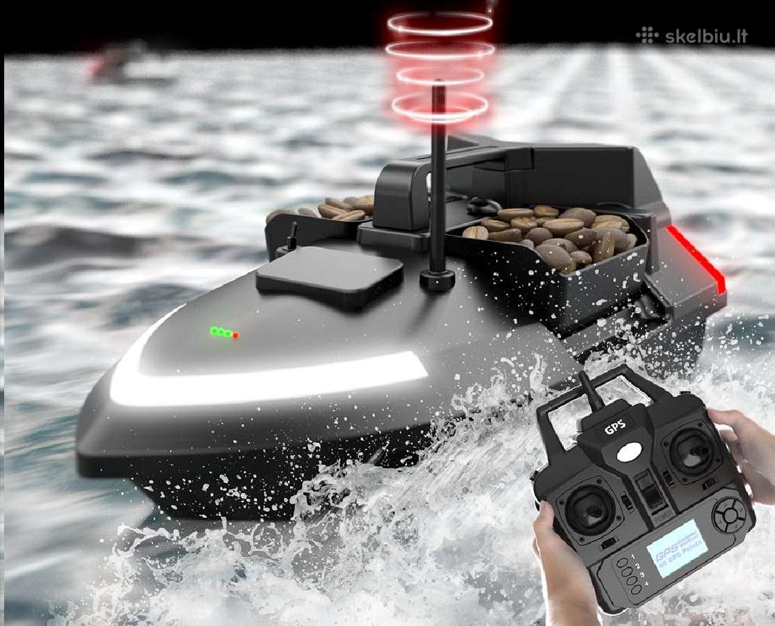 Flytec V020 pašarų laivelis su GPS navigacija - nuotraukos Nr. 5