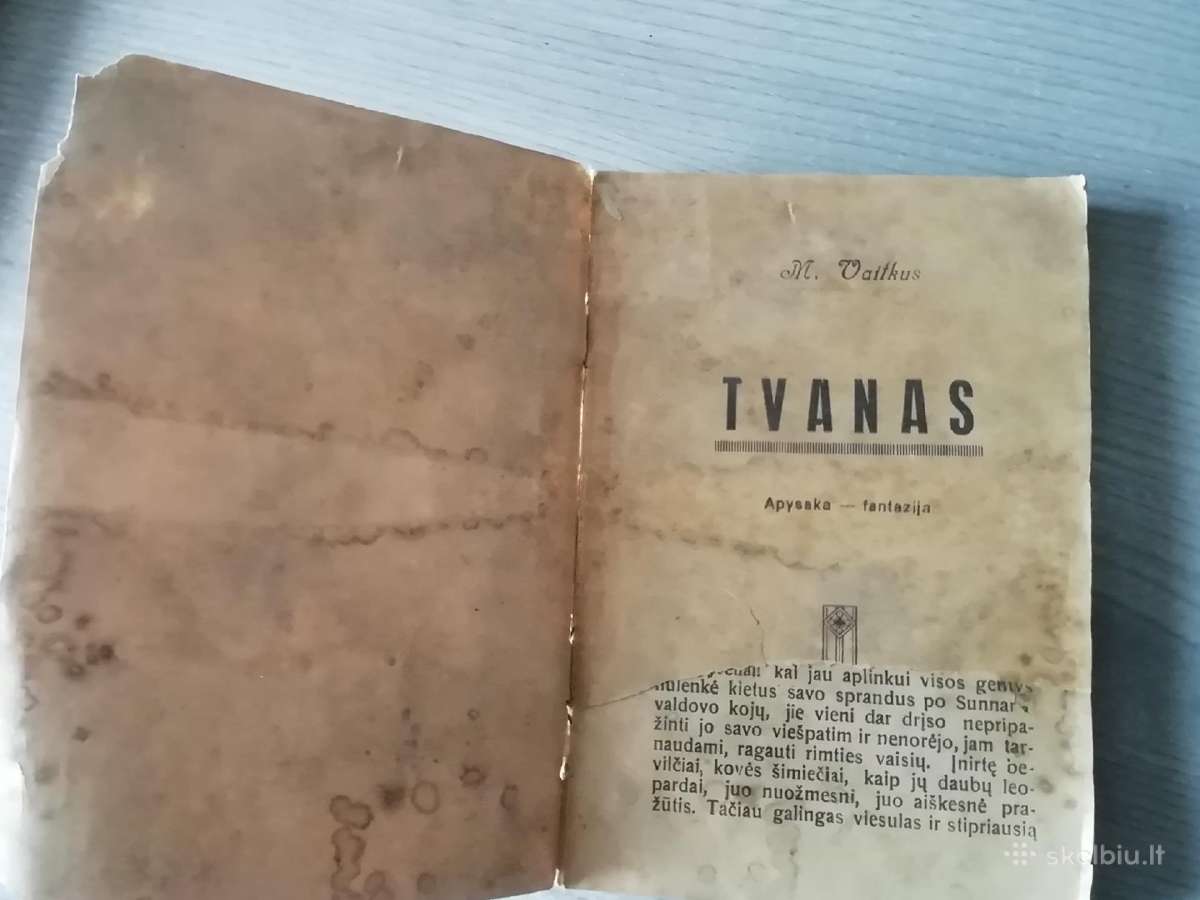 Sena knyga tvanas