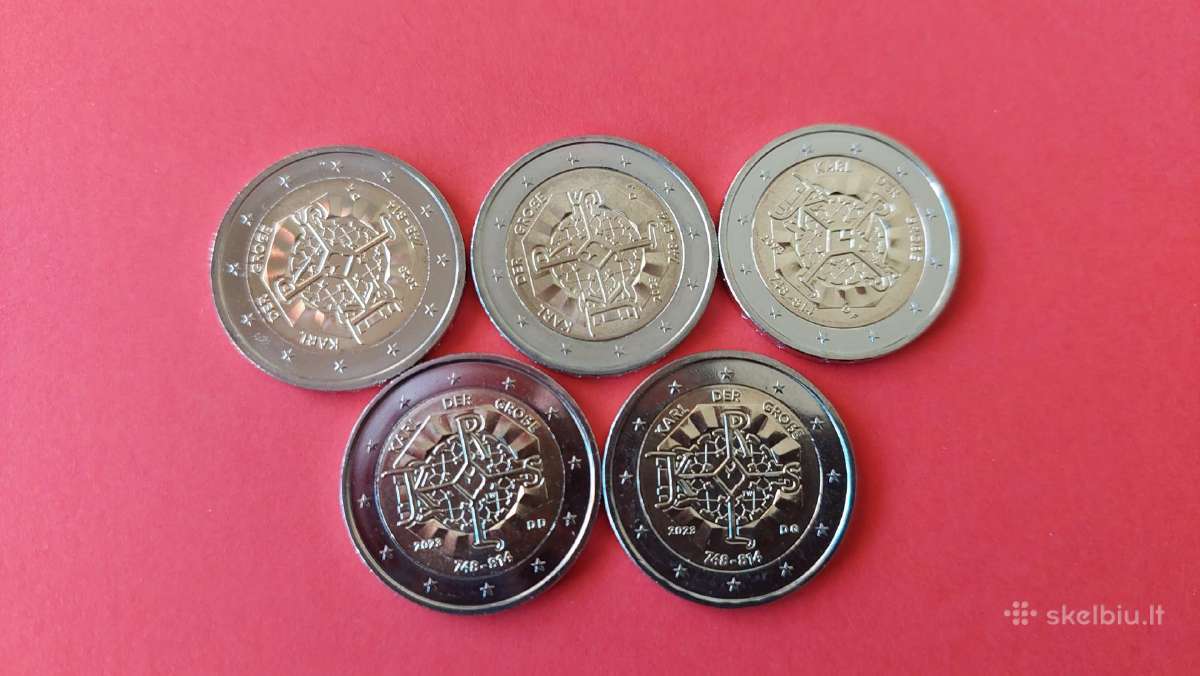 Vokietija2023m. 2 € “Karolis Didysis „Unc komplekt