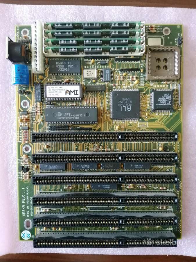 386 motherboard and video card