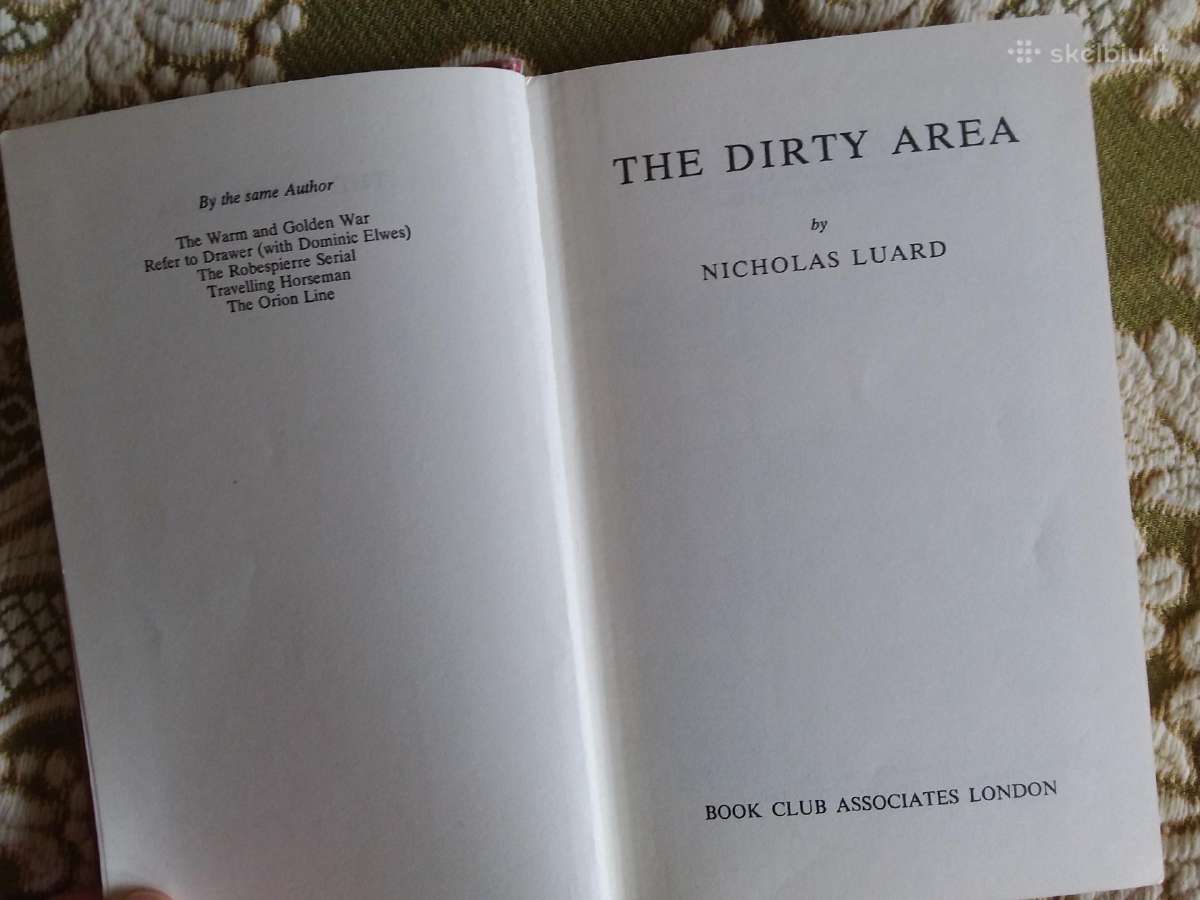 Nicholas Luard The Dirty Area, 1979 m.