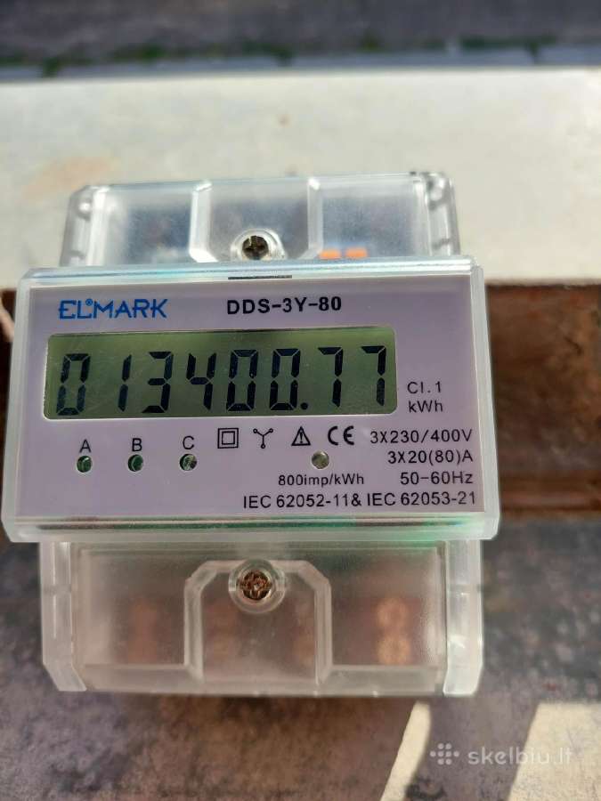Modulis elektros skaitiklis 3f