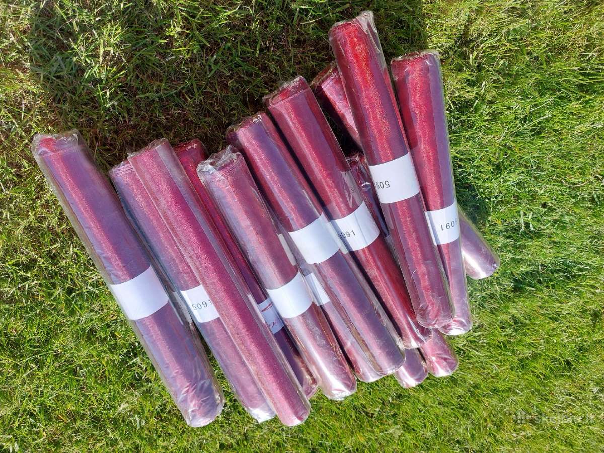 Organzos juostos, 40 cm Bordo, burgundy spalvos