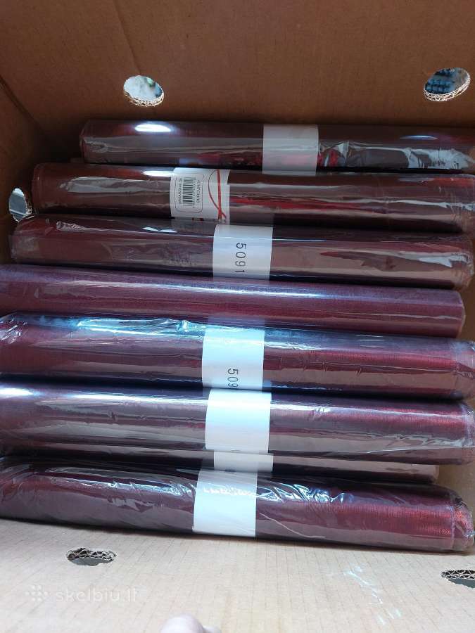 Organzos juostos, 40 cm Bordo, burgundy spalvos - nuotraukos Nr. 4