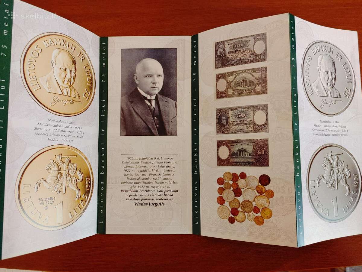 1997m. Jurgutis 1lt (au) - dėžutė, sertifikatas - nuotraukos Nr. 5
