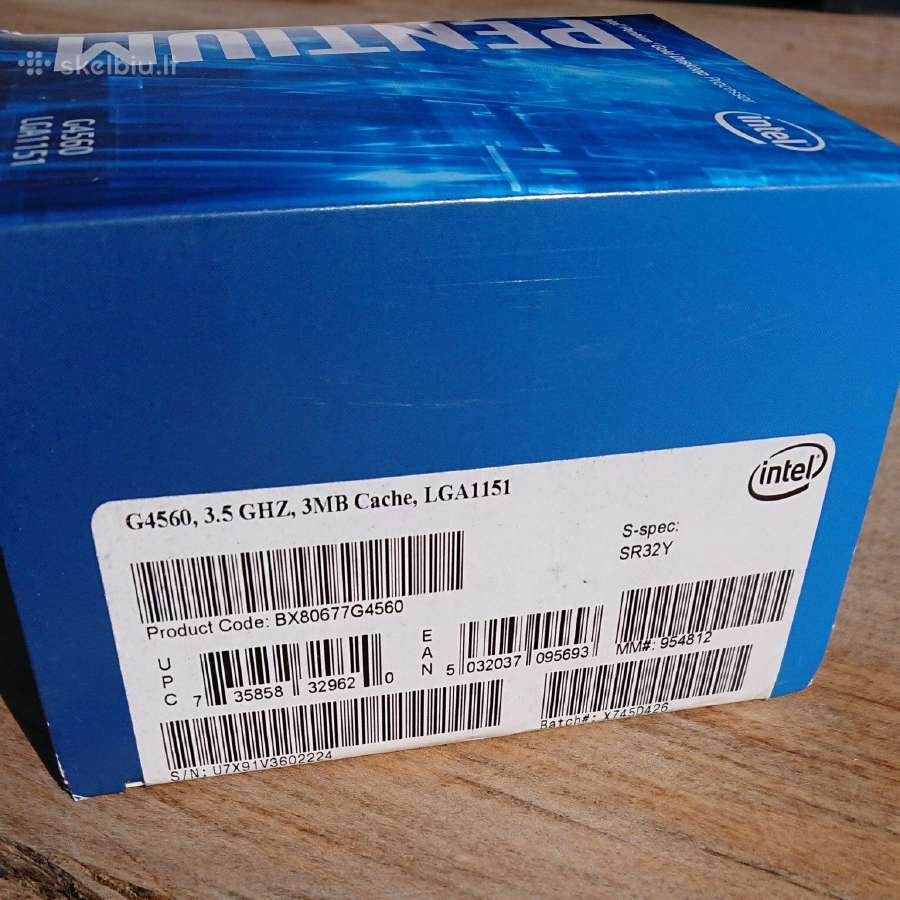 Intel Pentium G4560 Lga1151 su aušintuvu - nuotraukos Nr. 2