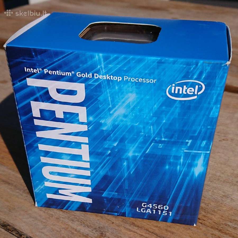 Intel Pentium G4560 Lga1151 su aušintuvu