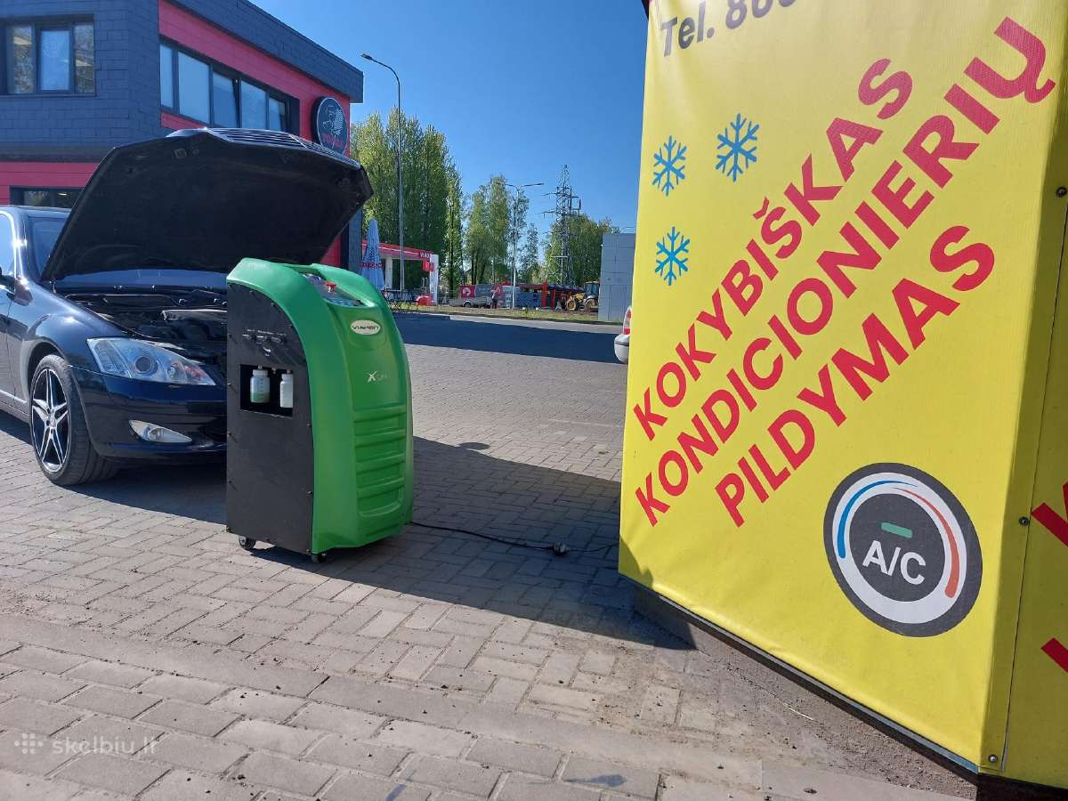 Akcija!pigus kondicionierių pildymas Aleksote!