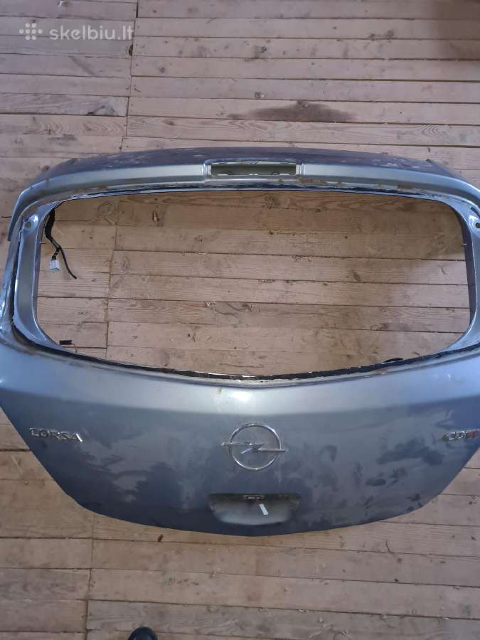 Opel Corsa D galinis dangtis (bagažinės)