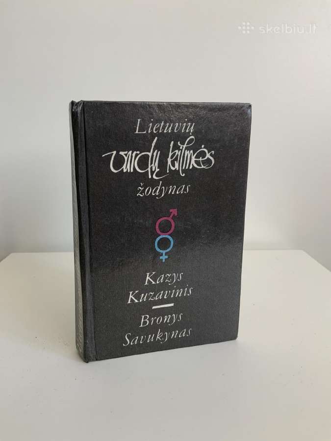 Knyga - Lietuvių kilmės vardų žodynas