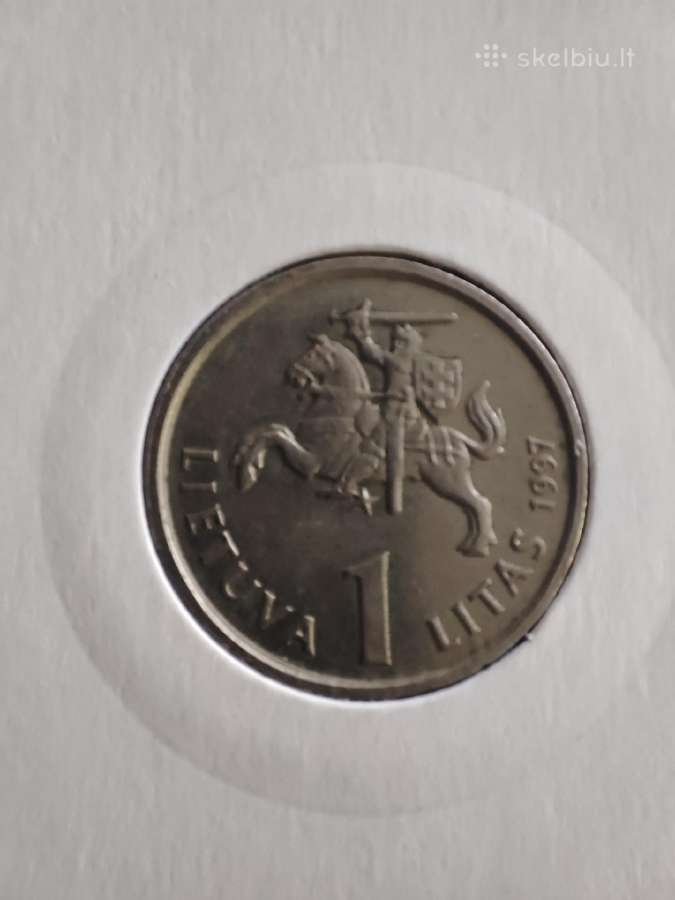1997 m. 1 litas Jurgutis - nuotraukos Nr. 2