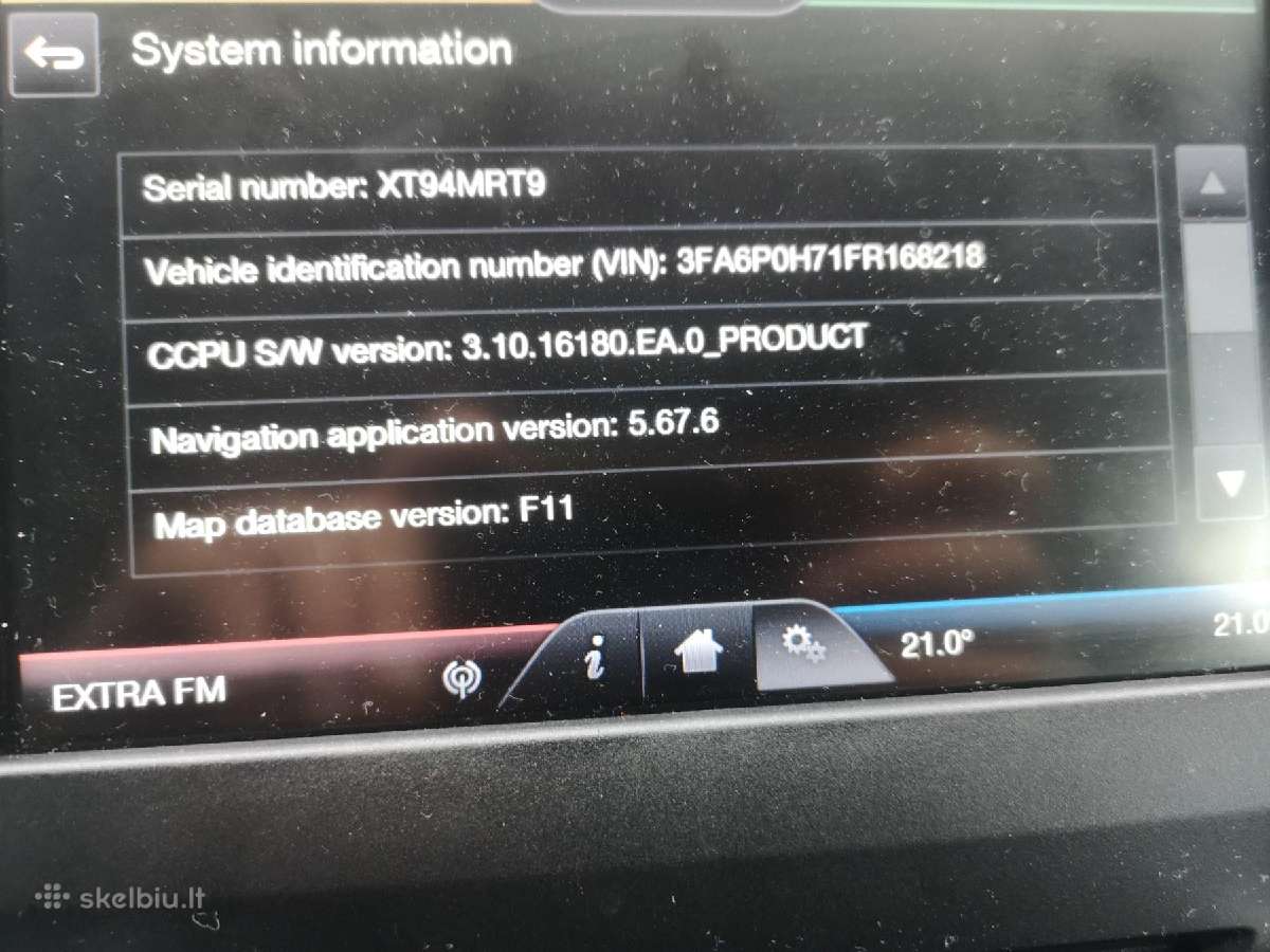Ford naujausi F11 2023 Sync2 navi žemėlapiai - nuotraukos Nr. 2