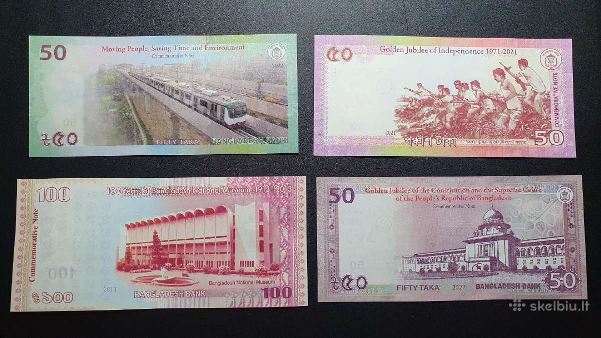 Bangladešas 100 Ir 50 Taka - nuotraukos Nr. 2