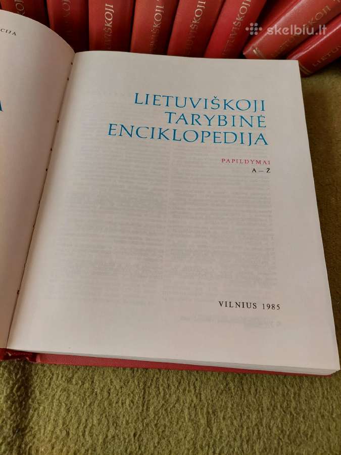 Lietuviškoji tarybinė enciklopedija - nuotraukos Nr. 3