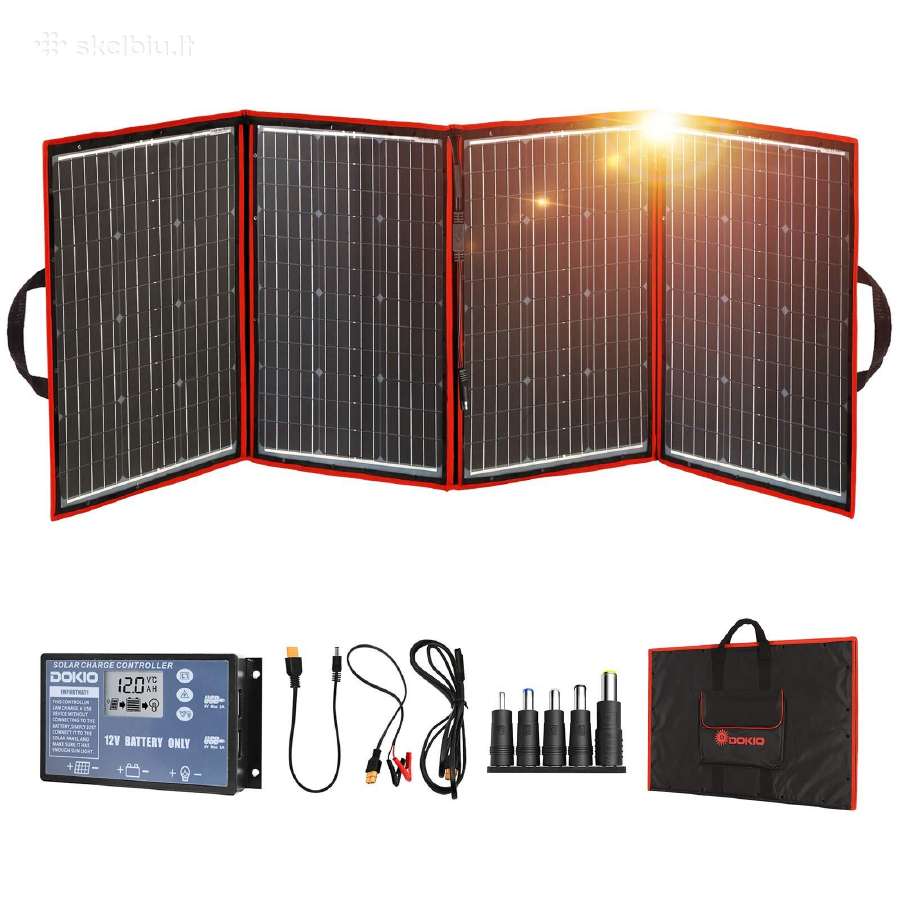 Sulankstomas saulės baterijos komplektas 160w