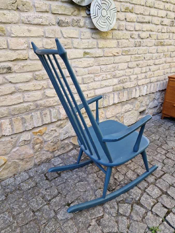 Vintažinis mid century autorinis supamas krėslas - nuotraukos Nr. 20