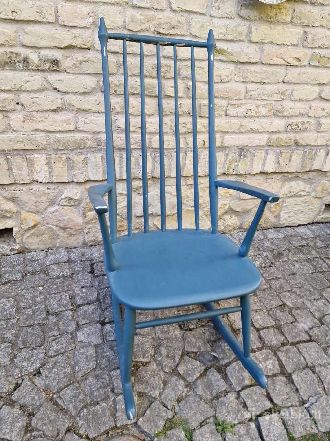 Vintažinis mid century autorinis supamas krėslas - nuotraukos Nr. 21