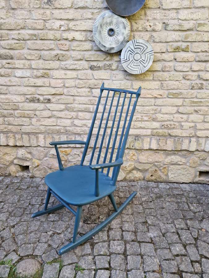 Vintažinis mid century autorinis supamas krėslas - nuotraukos Nr. 23