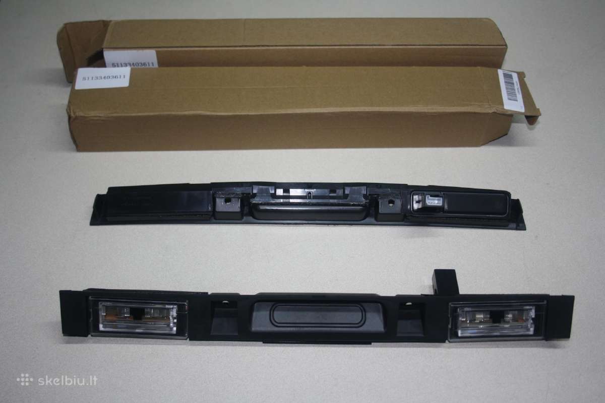 Bmw E53 E83 numerio apsvietimo juosta x5 x3