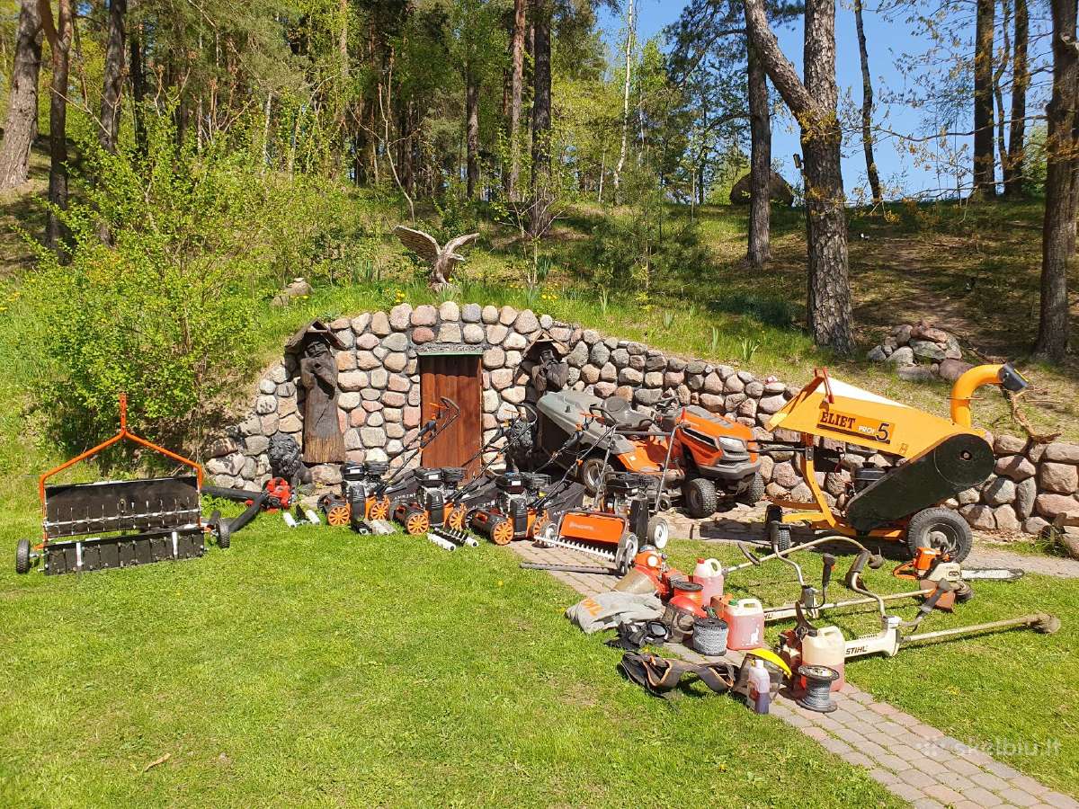 Aeratoriu skarifikatoriaus nuoma, šakų smulkintuva - nuotraukos Nr. 31