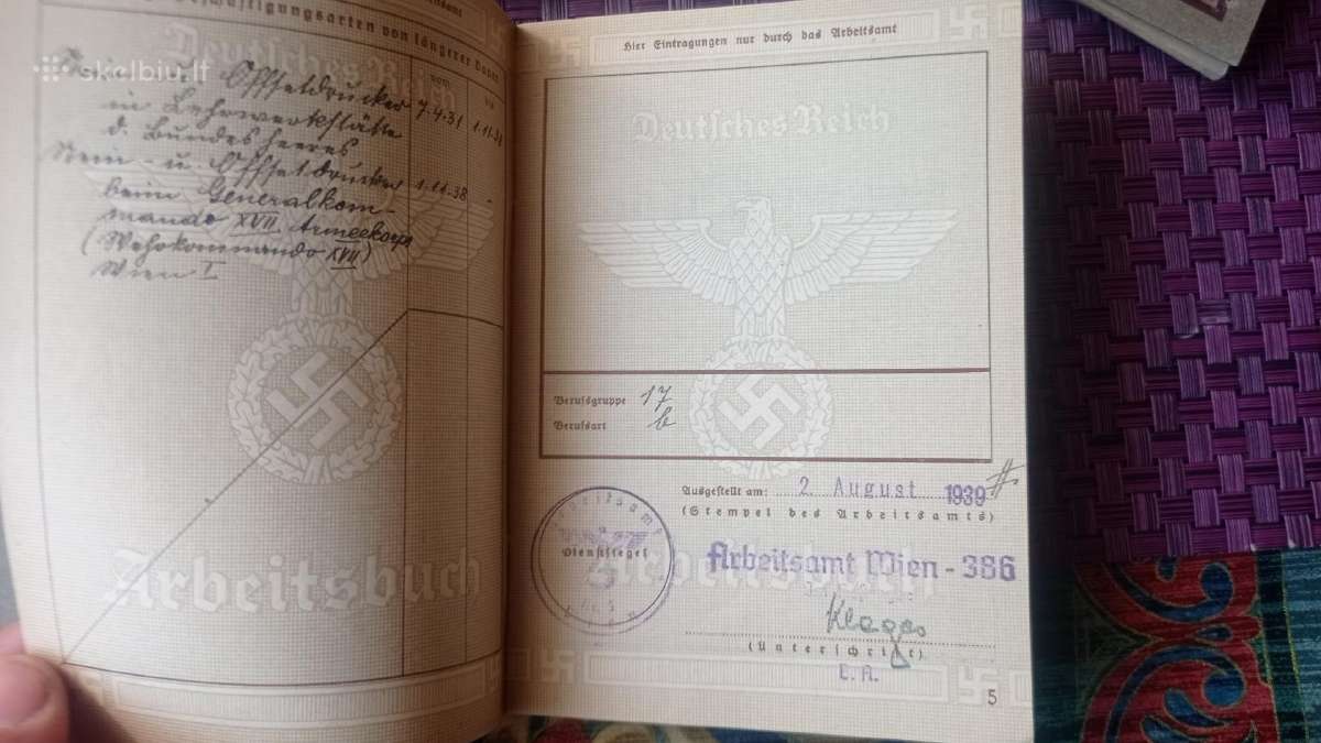 Darbo knygutes originalai - nuotraukos Nr. 6