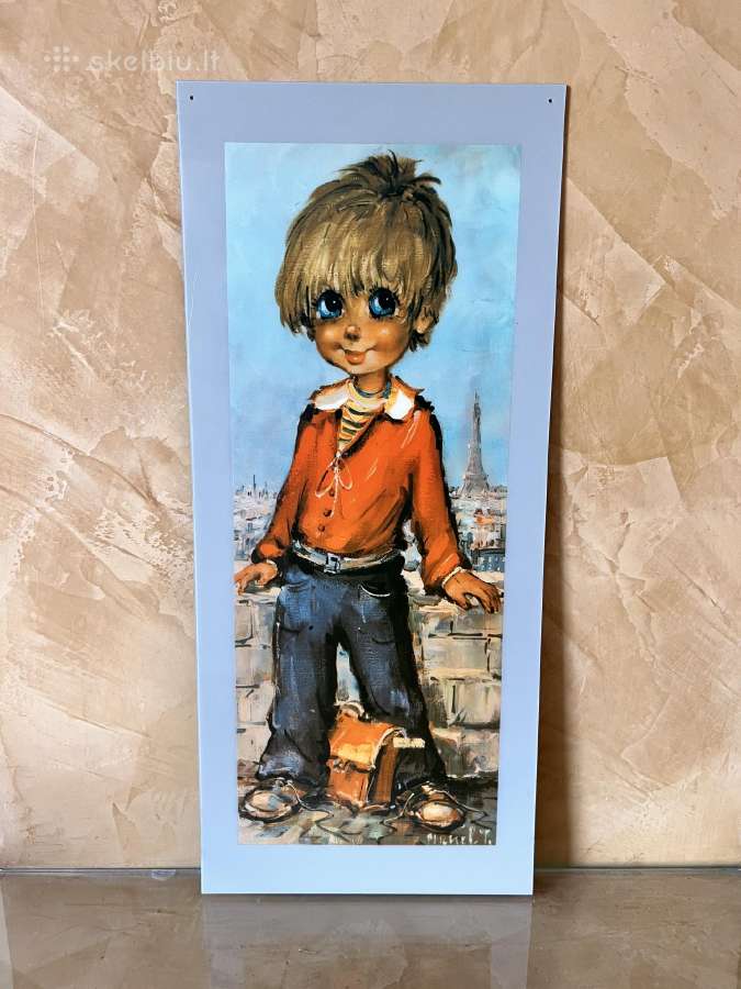 2 paveiksliukai ant plastiko. 48cm- 21cm - nuotraukos Nr. 2