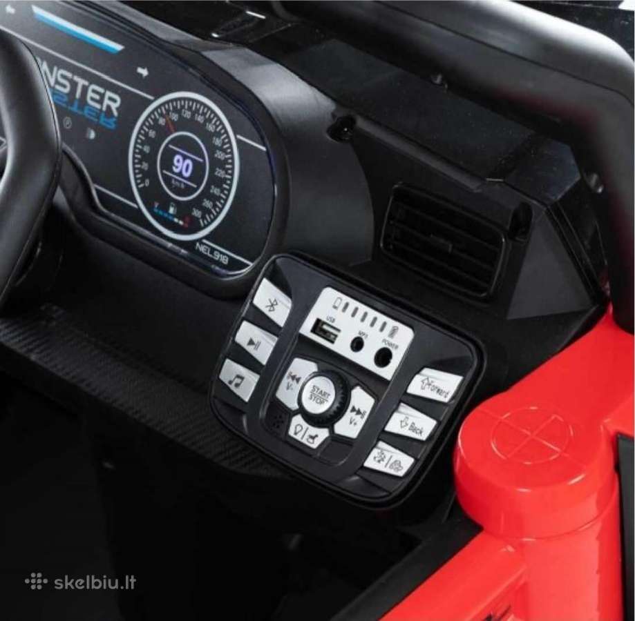 Nauji elektromobiliai "Monster 4wd Plus" - nuotraukos Nr. 14