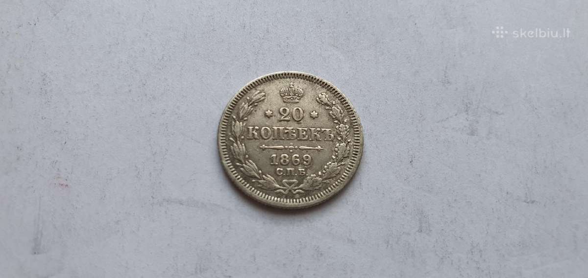 1869 20 kapeiku