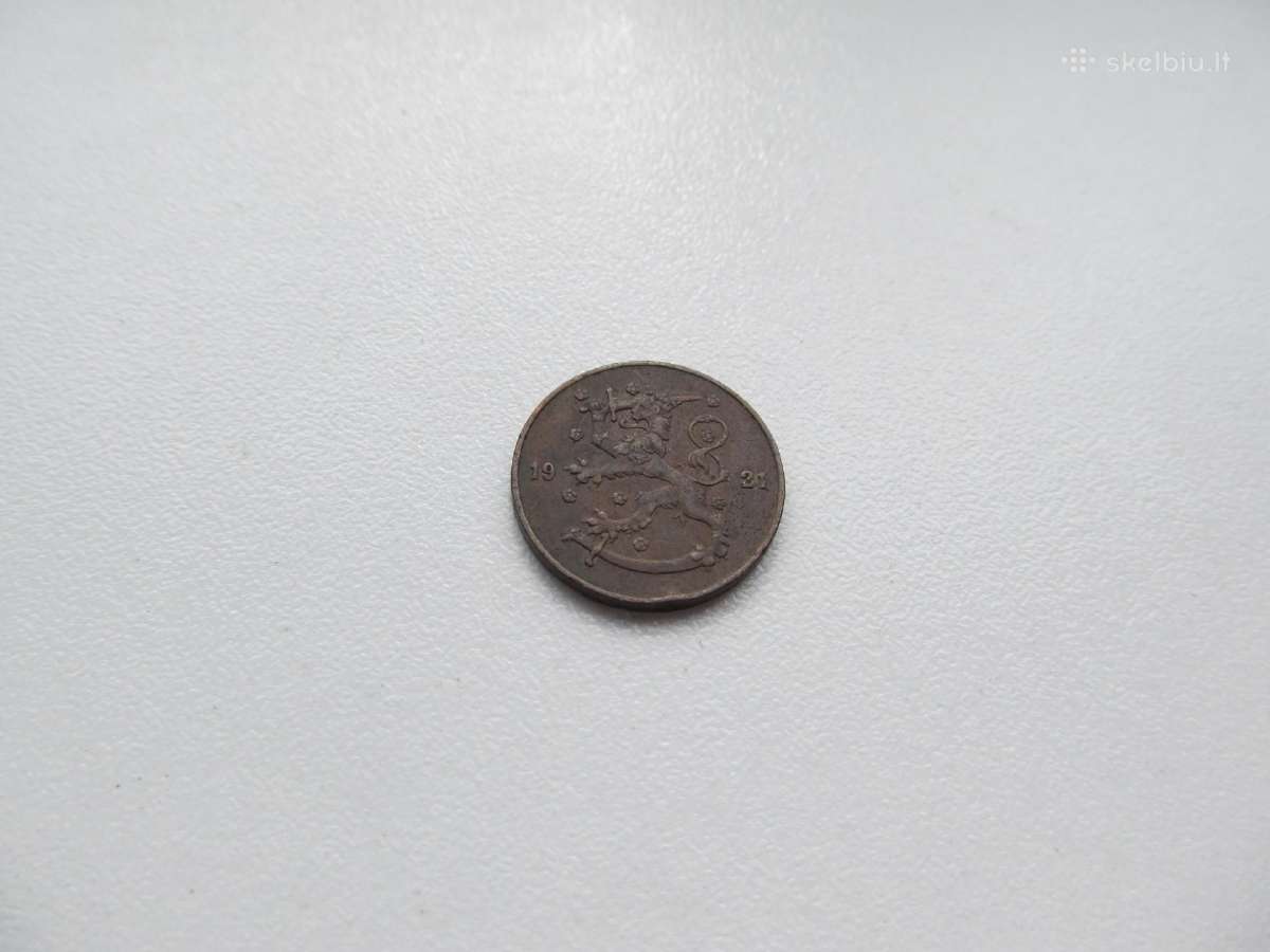 5 pennia , Suomija , 1920, 1921 - nuotraukos Nr. 4