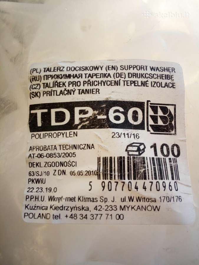 Lekštutes šiltinimui
