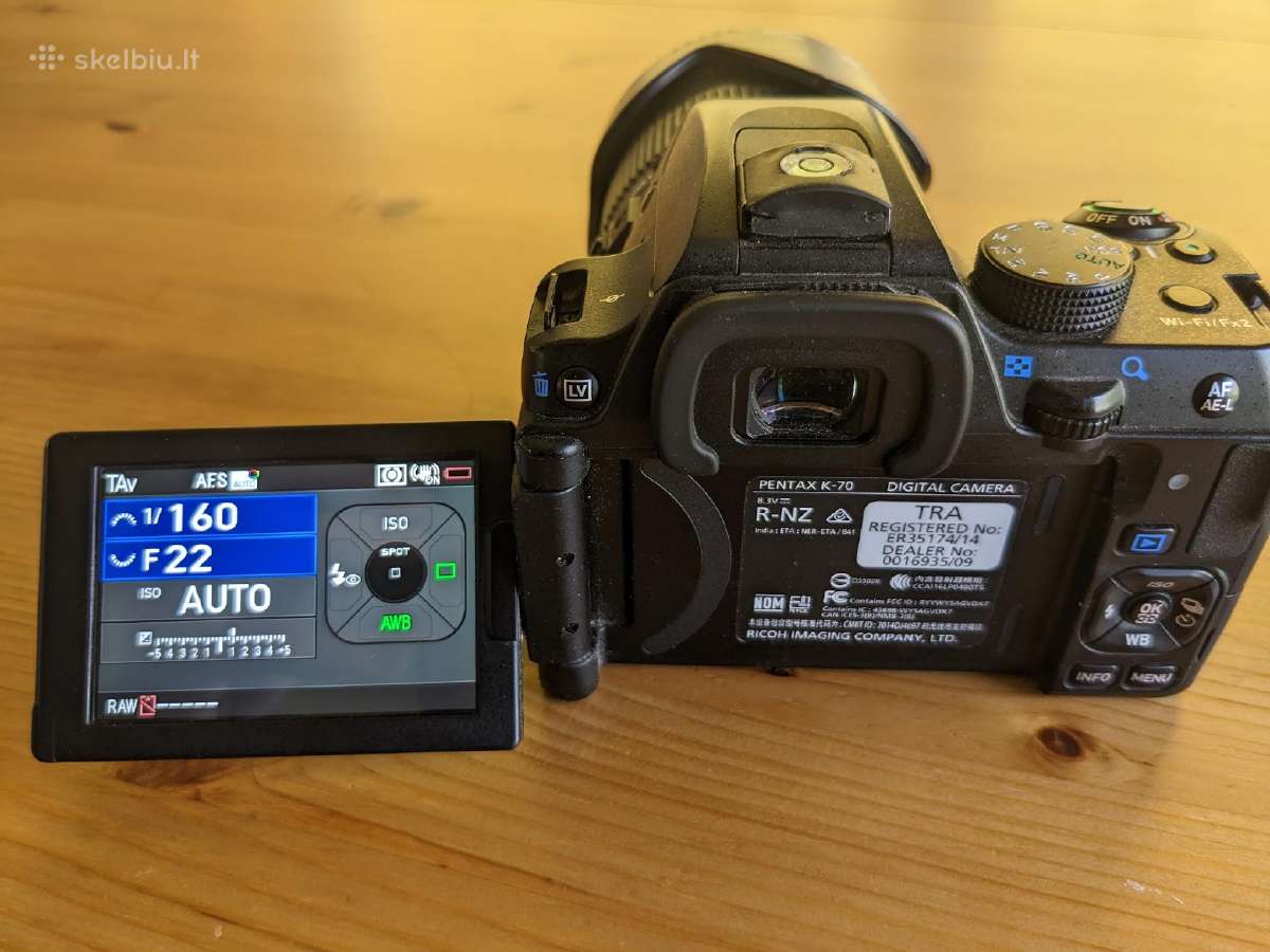 Pentax K70d body